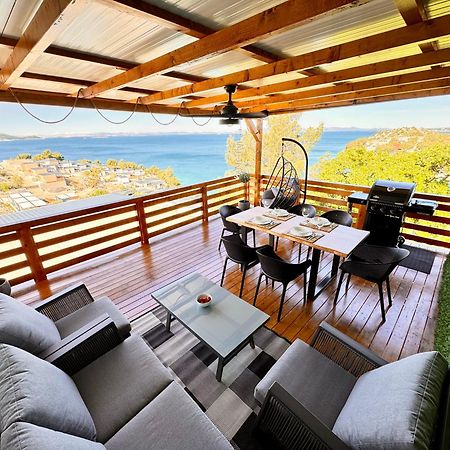 D-View Premium Mobile Home - Panoramic Seaview - 150 M From Beach, Free Parking Drage Dış mekan fotoğraf