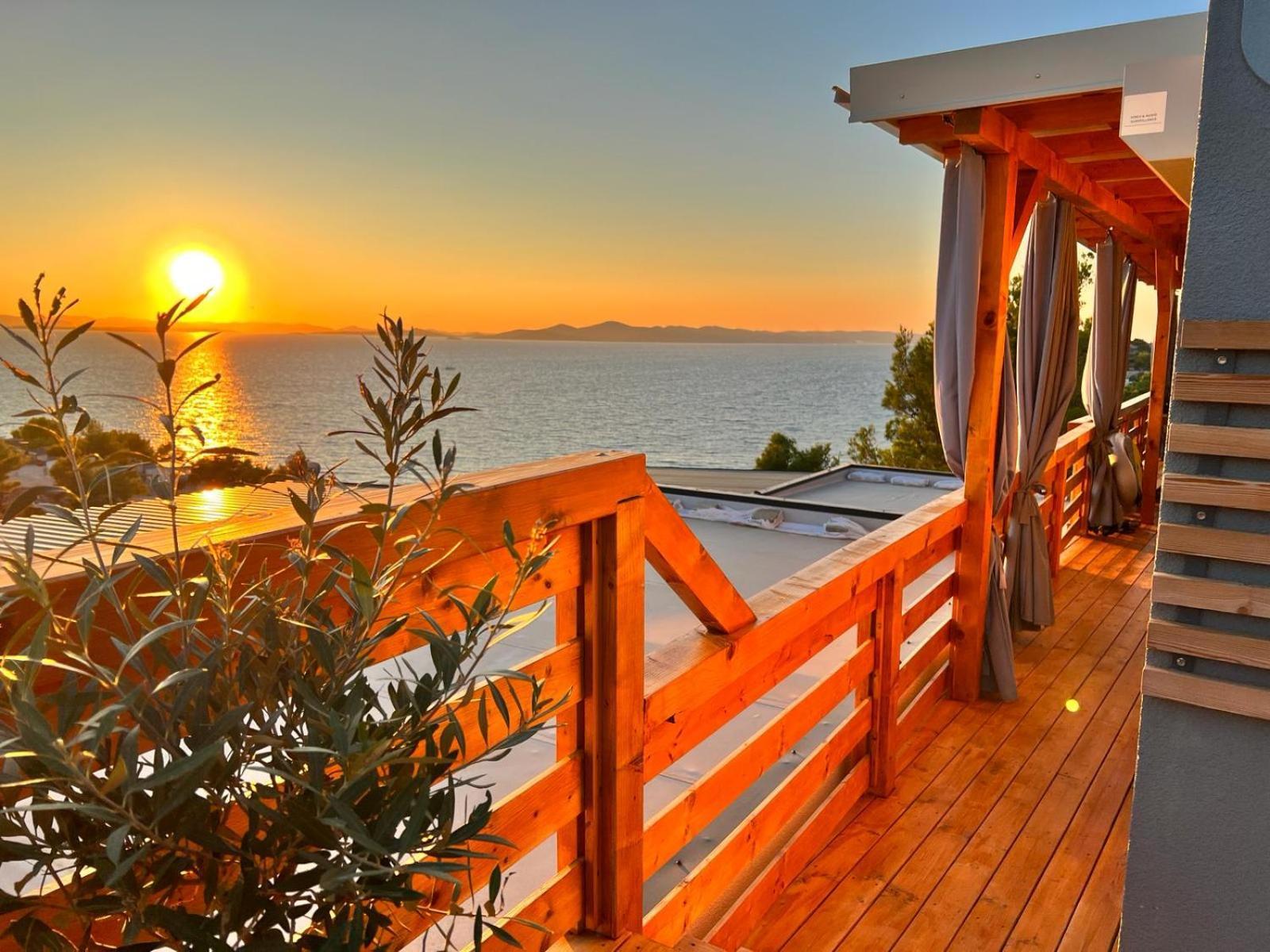 D-View Premium Mobile Home - Panoramic Seaview - 150 M From Beach, Free Parking Drage Dış mekan fotoğraf