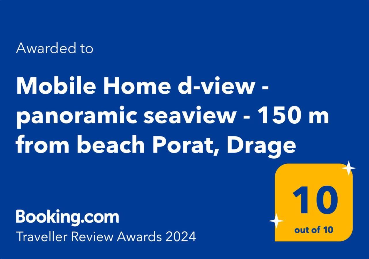 D-View Premium Mobile Home - Panoramic Seaview - 150 M From Beach, Free Parking Drage Dış mekan fotoğraf