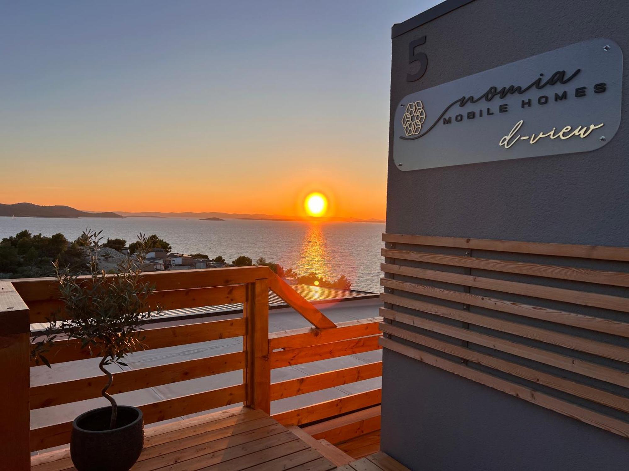 D-View Premium Mobile Home - Panoramic Seaview - 150 M From Beach, Free Parking Drage Dış mekan fotoğraf