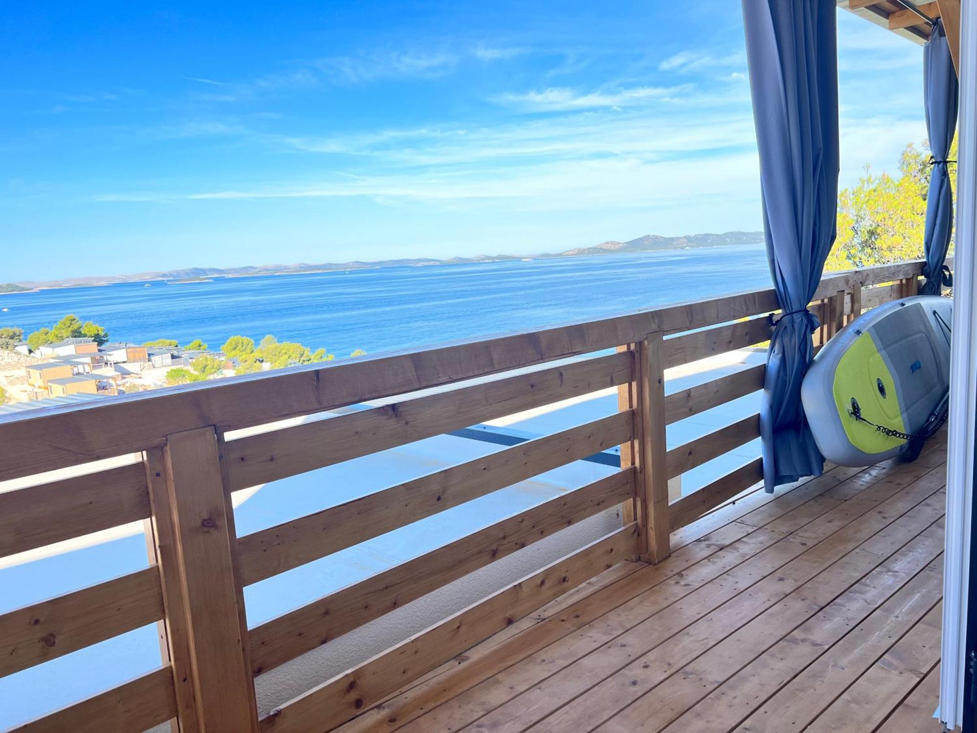 D-View Premium Mobile Home - Panoramic Seaview - 150 M From Beach, Free Parking Drage Dış mekan fotoğraf