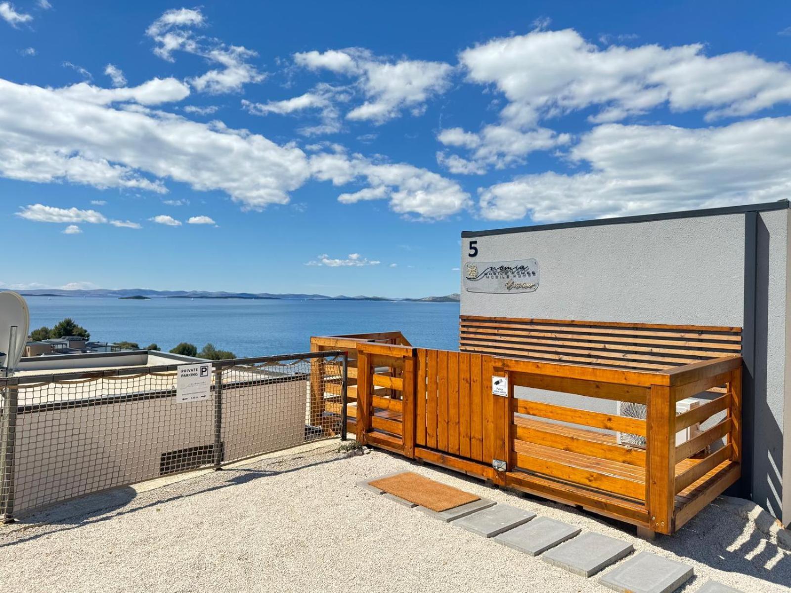 D-View Premium Mobile Home - Panoramic Seaview - 150 M From Beach, Free Parking Drage Dış mekan fotoğraf