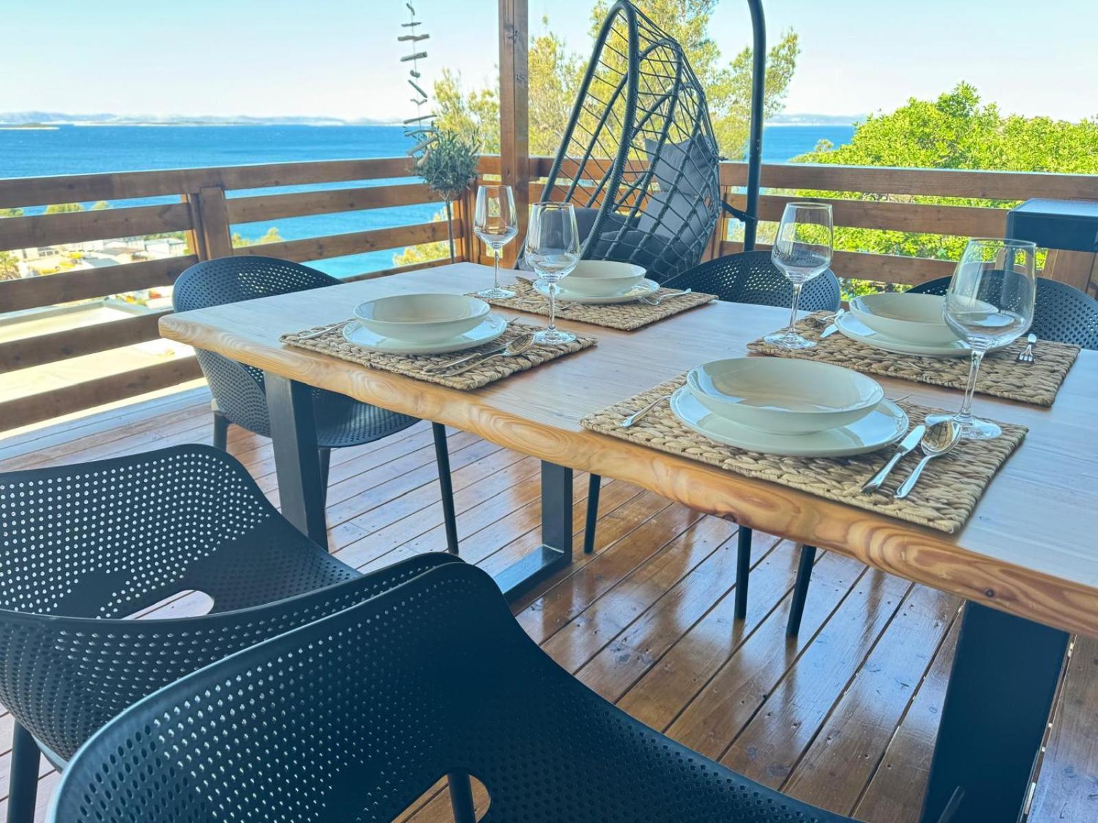 D-View Premium Mobile Home - Panoramic Seaview - 150 M From Beach, Free Parking Drage Dış mekan fotoğraf